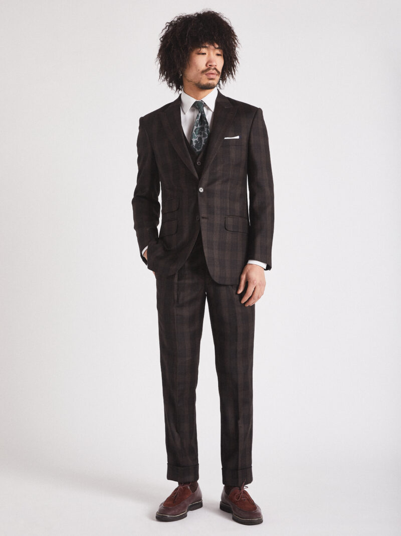 Chestnut Check Wool